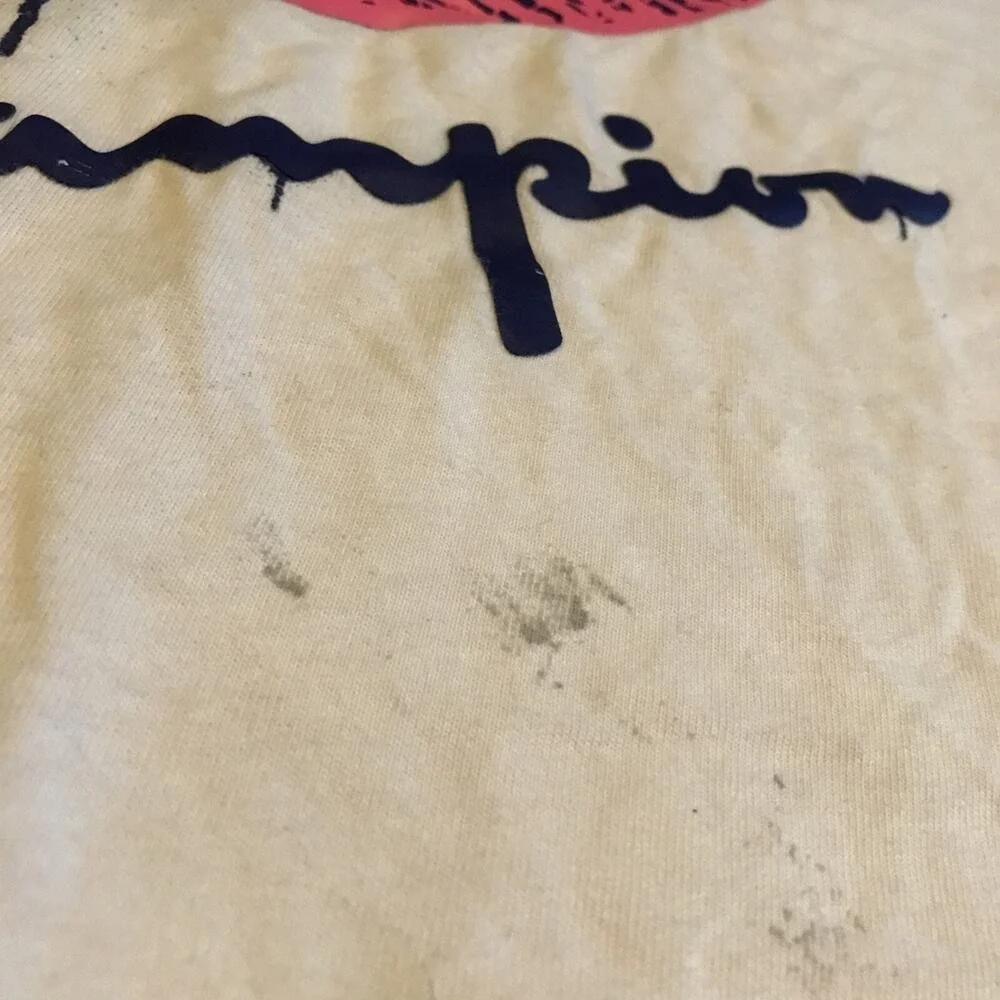 Champion Logo Tee XL MTV‎ Crossover White Cotton - Picture 5 of 9